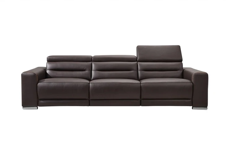 Power Reclining Leather Sectional